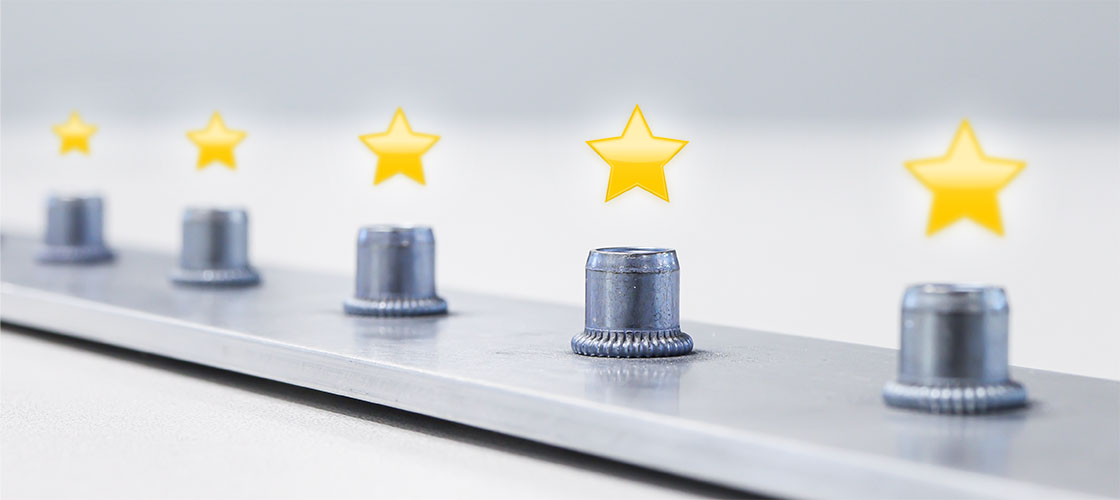 Google review stars AUTORIV Spin-Pull blind rivets 