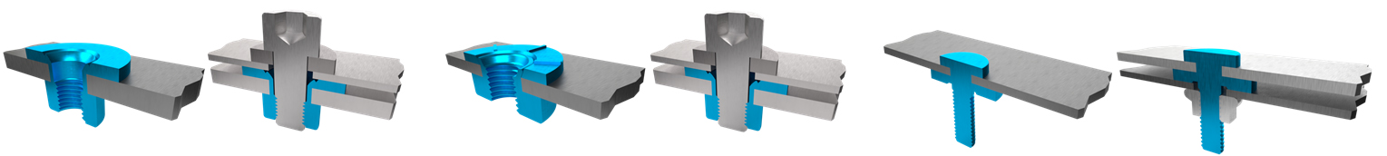 autoriv fasteners automation abstandshalter isolator chemische trennung material metall stahl aluminium kunststoff querschnitt grafik