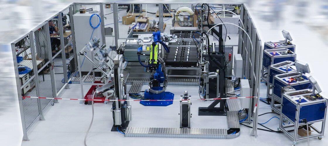 Roboteranlagen AUTORIV A290 Verbindungselemente Automatisierung Montage